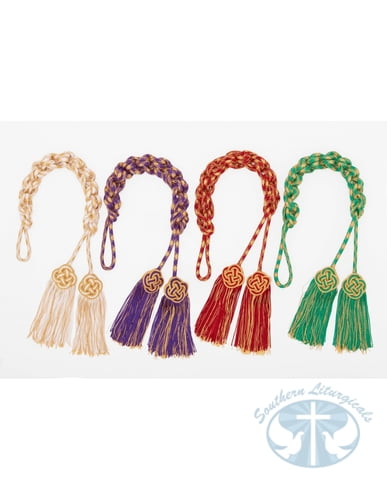 Bicolor Cincture Set- Braided Knot Set of 4