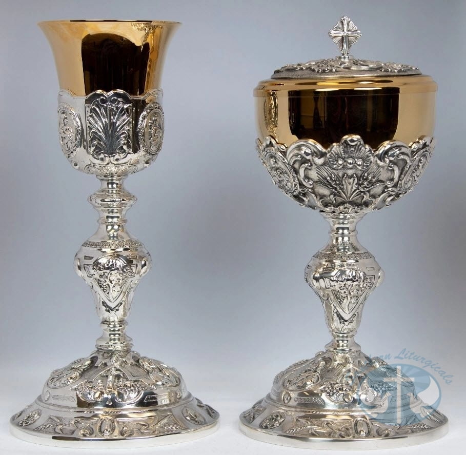 Holy Family Baroque Chalice and Paten
