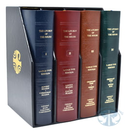 Liturgy Of The Hours (Set Of 4) Large Type Leather