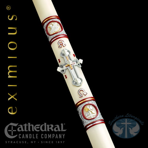 Upon This Rock Paschal Candle