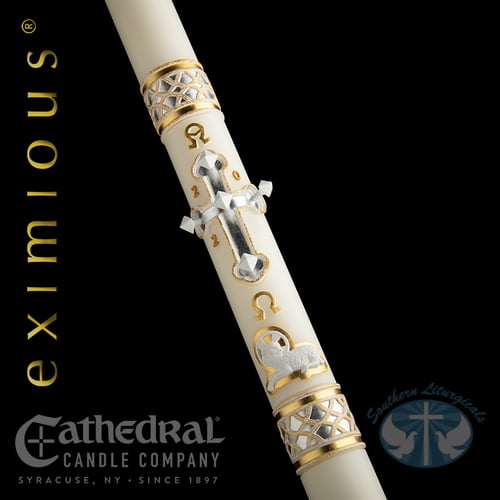 Merciful Lamb Paschal Candle