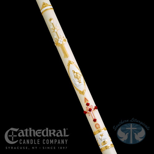 Ornamented Paschal Candle