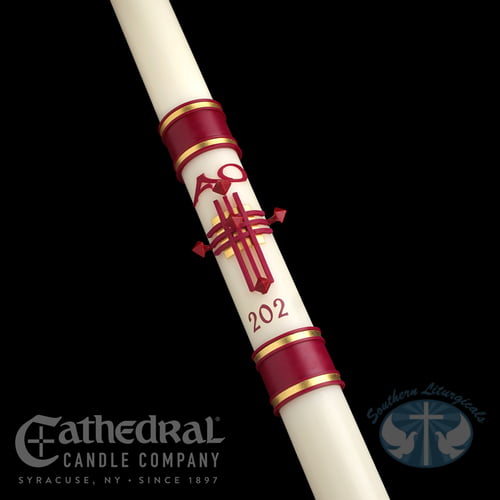 Crux Trinitas Paschal Candle