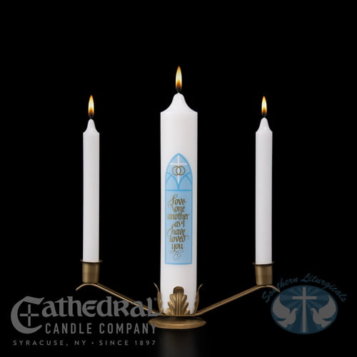 Abiding Love Wedding Candle Set