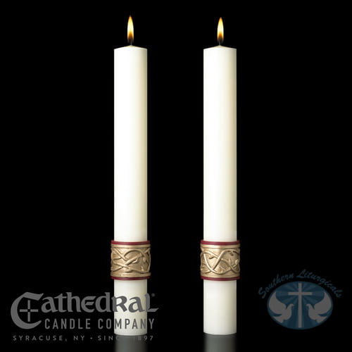 Sacred Heart Complementing Candles- Pair