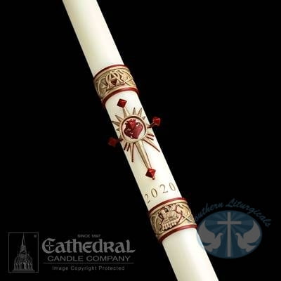Sacred Heart Paschal Candle