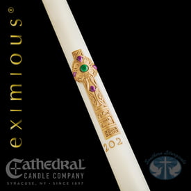 Cross of Erin Paschal Candle