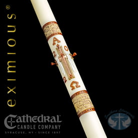 Luke 24 Paschal Candle