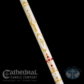 Ornamented Paschal Candle