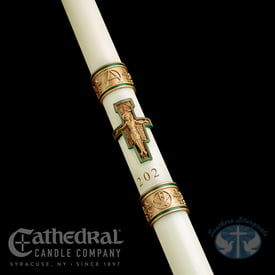 Cross of St. Francis Paschal Candle