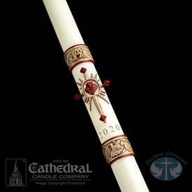 Sacred Heart Paschal Candle