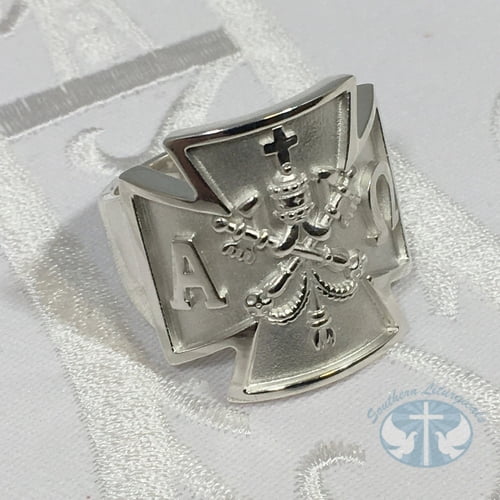 Saint Pope John Paul II inspired Men's Religious Ring