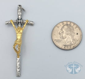 Pocket Sized JPII Crucifix