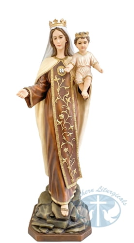 Our Lady of Mount Carmel Indoor Statue - 57 Inches