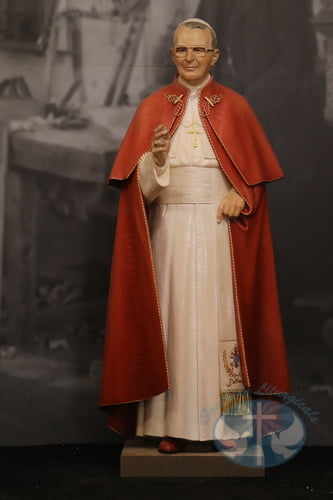 Pope John Paul I - Hand Carved Statue