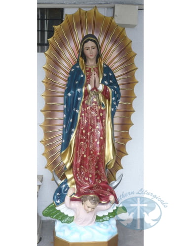 Our Lady of the Guadalupe Statue - 92 Inches