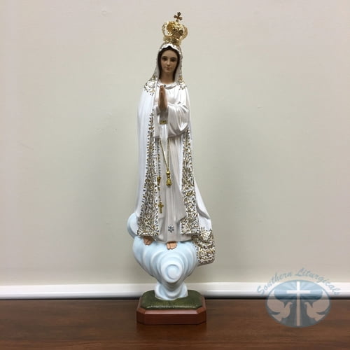 Our Lady of Fatima 25 Inch Statue (Fancy Finish)