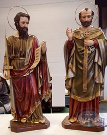 St Peter and St Paul Statue- 32 Inches