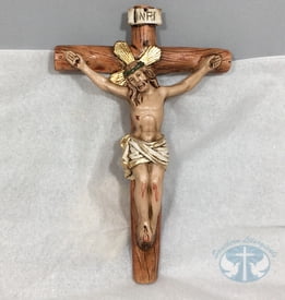 Small Crucifix Wall Statuary