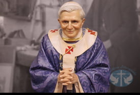 Hand Carved Statue Pope Benedict XVI Bust Item