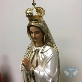 Our Lady of Fatima 35 inch Statue (Fancy Finish)