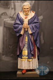 Pope Benedict XVI - Hand Carved Statue