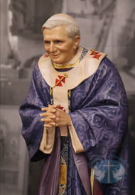 Pope Benedict XVI - Hand Carved Statue