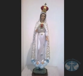 Our Lady of Fatima Heart Statue 24 inch
