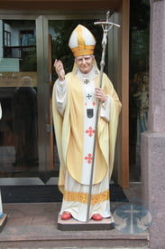 Pope John Paul II - Hand Carved Statue