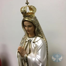 Our Lady of Fatima 35 inch indoor statue (Fancy Finish)