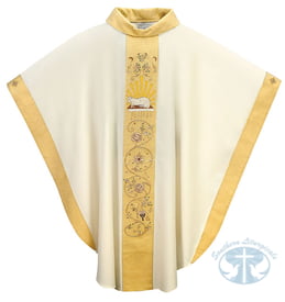 Lamb of God Chasuble- Hand Embroidered